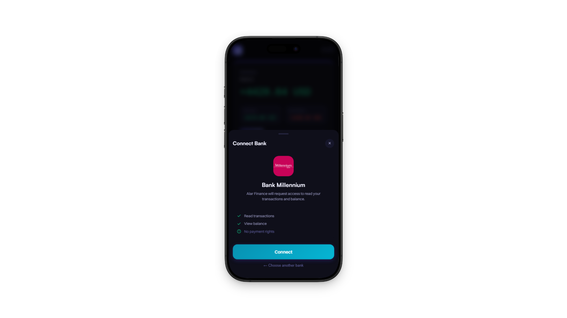 Open Banking on iPhone